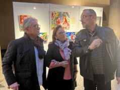 La unión de trazos y palabras de Fausto Díaz y Ana Laura de Diego cobra vida en la UNED de Tudela Ana Laura de Diego UNED