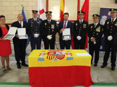 La comisaría de la Policía Nacional de Tudela celebra la fiesta de sus patronos, los Ángeles Custodios
