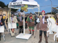 Carrusel de disfraces en el Carnaval de Fontellas Carnaval Fontellas
