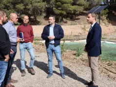 Concluye la recuperación de los terrenos y el entorno de los antiguos depósitos de Tudela Visita al entorno de los antiguos depósitos de Tudela