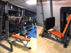 Algunos de los nuevos equipos para la realización de ejercicios deportivos en el gimnasio público de Villafranca