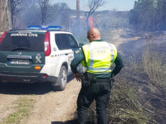 Detenido el autor del incendio de abril en Corella incendio Corella