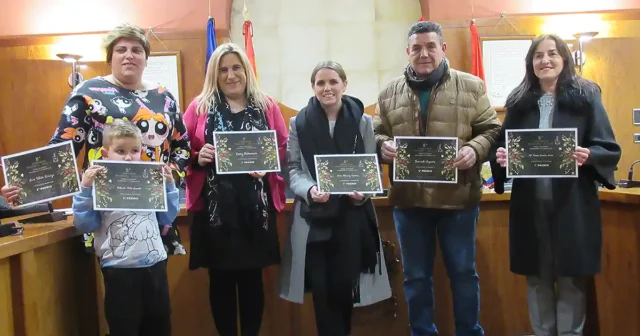 Ganadores vivienda y comercios decoración navideña de Murchante