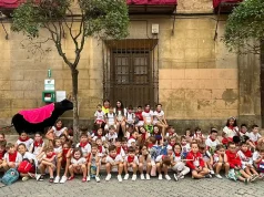 Más de 100 niños y niñas han participado en la semana festiva de los campamentos de verano de la Apyma «Alhama» de Cintruénigo