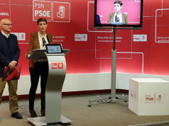 Chivite traslada el compromiso del Gobierno de España con el Canal de Navarra, con agua de calidad y suficiente para distintos usos