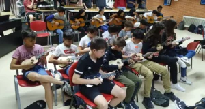 Concierto didáctico en el IES Valle del Ebro