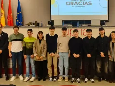 Los alumnos del Bi+ del IES Valle del Ebro exponen sus proyectos en la UPNA de Tudela