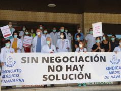 Los médicos denuncian la falta de profesionales en el área de salud de Tudela