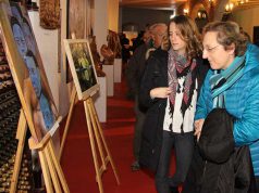 Exposición de artistas locales en la Bodega Malón de Echaide de Cascante