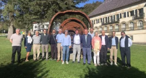 representantes de las Asociaciones del Camino de Santiago de Navarra