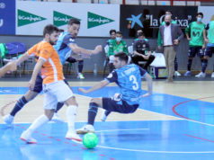 Un momento del partido entre el Inter y el Aspil Jumpers