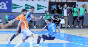 Un momento del partido entre el Inter y el Aspil Jumpers