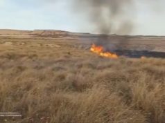 La Asamblea Antipolígono denuncia el incendio provocado en las Bardenas