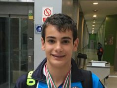 El nadador tudelano Iñigo Ochoa se trae un saco de medallas de Tolosa