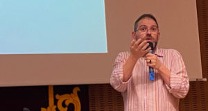 Javier Imaz, historiador y vecepresidente de la Asociación de Amigos del Castillo de Marcilla