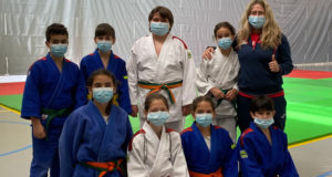 Los alevines del Club de Judo Ribera Navarra