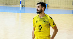 El pívot portugués Joao Miguel en el Ribera Navarra FS