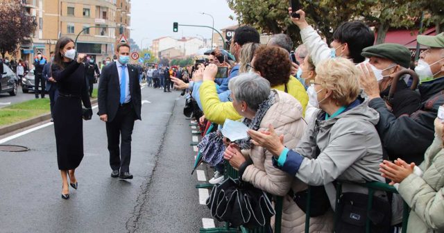 La reina Letizia en Tudela