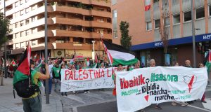 marcha Palestina Tudela Hendaya