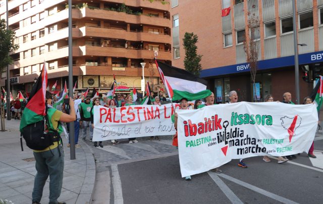 marcha Palestina Tudela Hendaya