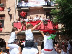 Un emotivo cohete dio comienzo a las fiestas de Marcilla Marcilla