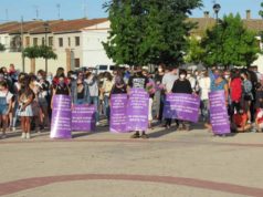 Murchante se concentró contra el asesinato de su vecina Mª Pilar Berrio Jiménez