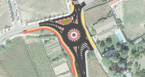 glorieta de acceso a Murchante
