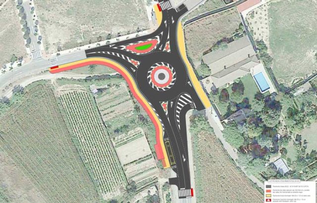 glorieta de acceso a Murchante