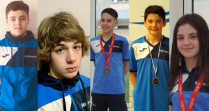 Los nadadores de la SDR Arenas Gonzalo Calvo, Marcos Álvarez, Jaime Escribano, Raúl Ochoa y Lucía Esquitino representarán a Navarra en el Campeonato de España de Natación por selecciones autonómicas
