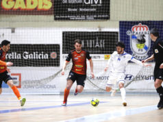 El Aspil Jumpers Ribera Navarra de Fútbol Sala se impone al O'parrulo de Ferrol por 6 goles a 1