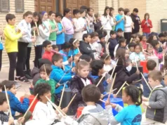 Alumnos y alumnas de Monte San Julián se suman a la iniciativa Musiqueando