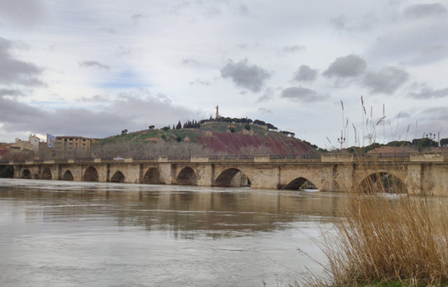 Puente de Tudela sobre el río Ebro
