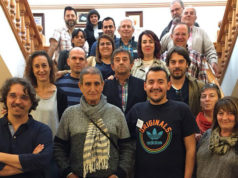 Podemos Ahal Dugu presenta en Fitero la coordinadora de La Ribera