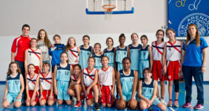 Las jugadoras del preinfantil femenino de la SDR Arenas de Baloncesto