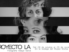Cartel de la exposición "Proyecto LA", en el Museo Muñoz Sola