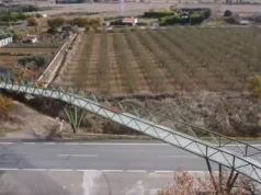 El Consorcio de la Vía Verde del Tarazonica reparará la pasarela sobre la carretera de Ablitas