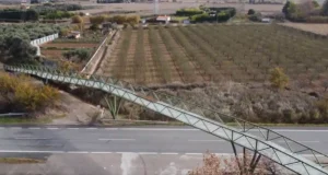 El Consorcio de la Vía Verde del Tarazonica reparará la pasarela sobre la carretera de Ablitas