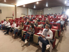 Presentación del Proyecto de Atención Integrada Social y Sanitaria, en el salón de actos del Hospital de Tudela