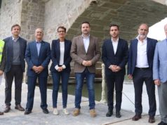 Concluyen los trabajos de restauración del Puente de Tudela visita a la restauración del puente de tudela