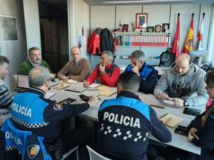 Interior se reúne con la policía local de Tudela, Cintruénigo, Corella y Castejón Interior policía local