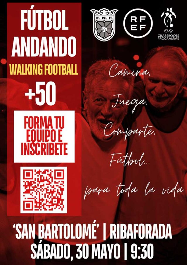 Ribaforada fútbol andando