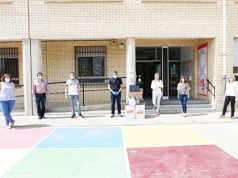 La Banda de Música de Ribaforada dona 5 ordenadores al Colegio Público San Bartolomé