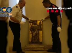 Recuperado un relieve del siglo XVI robado hace 16 años del Monasterio de Fitero relieve robado Monasterio Fitero