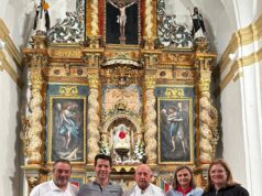 La romería al cabezo bardenero de Sancho Abarca estuvo condicionada por el temporal de lluvia