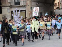Los escolares tudelanos piden la palabra por la educación SAME Tudela