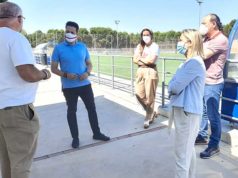 El programa de empleo social protegido mejora las instalaciones deportivas de Tudela