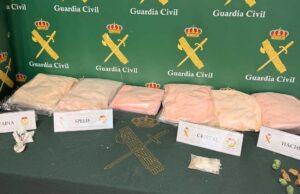 La Guardia Civil incauta más de 11 kilos de speed en una operación antidroga en Castejón speed Castejón