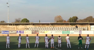 El Tudelano momentos antes de su partido contra la SD Tarazona