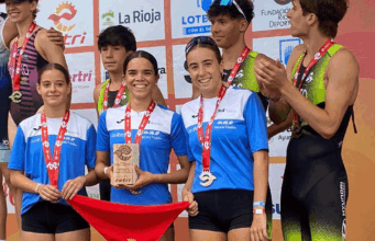 La Escuela del Triatlón Arenas regresa de Calahorra con dos bronces nacionales Escuela Triatlón Arenas