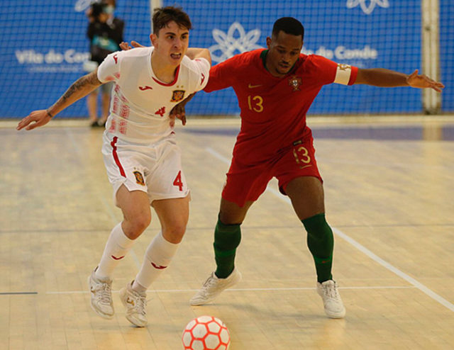 UGE-MIRAMON-CONVOCATORIA Uge, en uno de los partidos con el Ribera Navarra FS